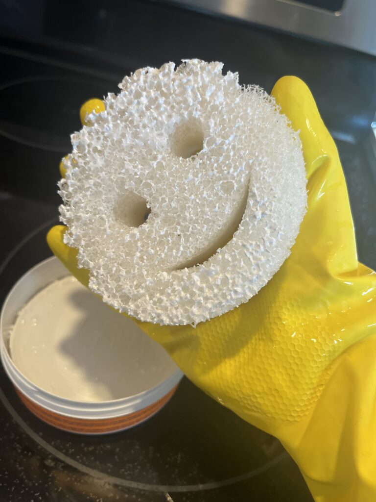 Scrub Daddy Power Paste with Scrub Mommy sponge