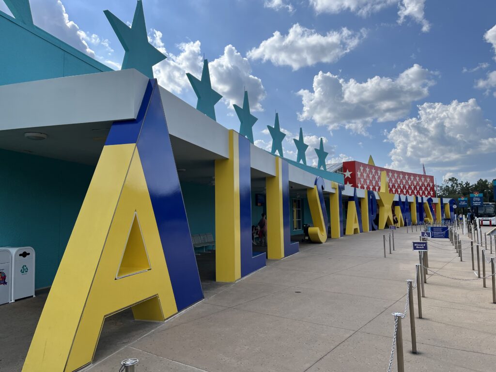 All-Star Music Resort Entrance at Walt Disney World.